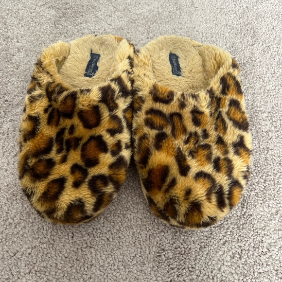 foot warmers Shoes - Leopard Cheetah Slippers
